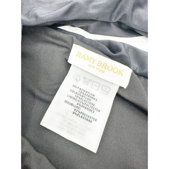 Ramy Brook Womens Kezia One Shoulder Cut-Out One-Piece Swimsuit - Picture 4 of 5